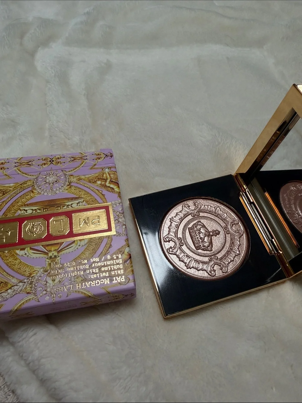 Pat McGrath Rose Gold Shimmer Highlighter Compact